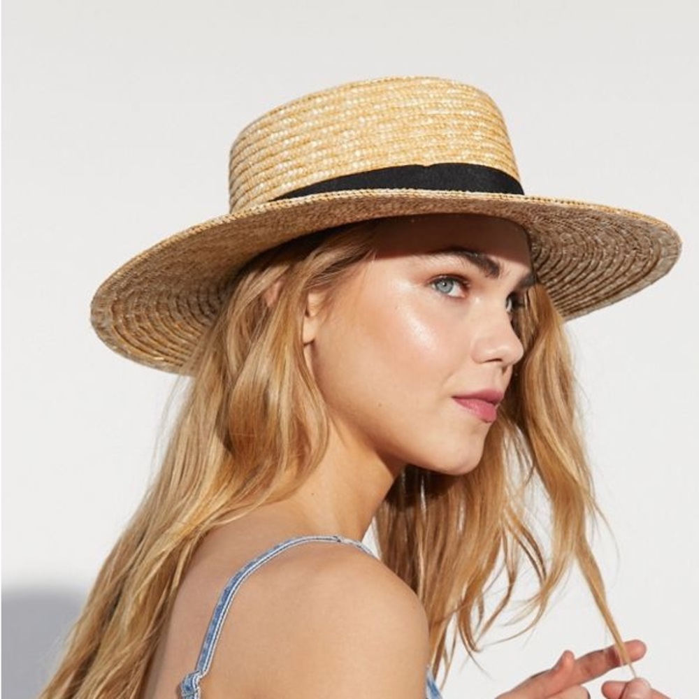 Urban outfitters Straw Boater Hat